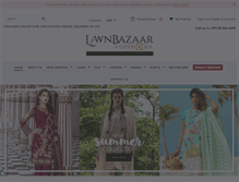 Tablet Screenshot of lawnbazaar.com